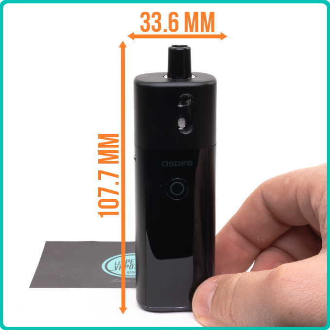 Dimensions du Pod Fluffi Pro Aspire